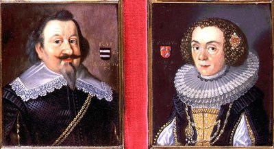 Portrait of a Man and his Wife, 17th century by Dutch School